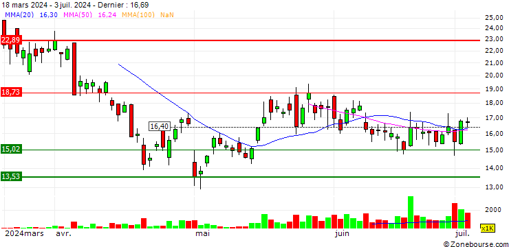 Graphique GraniteShares 2x Long AMD Daily ETF - USD